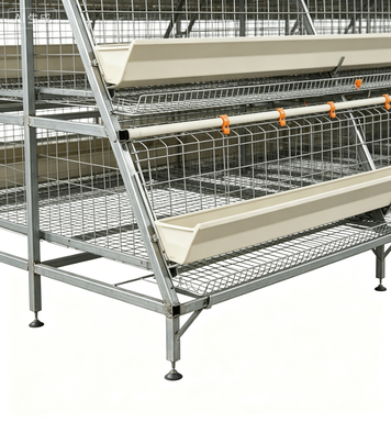 Nestlyra Large Penthouse Chicken Coop Bundle with Dual Nesting Boxes for 4-6 Chickens