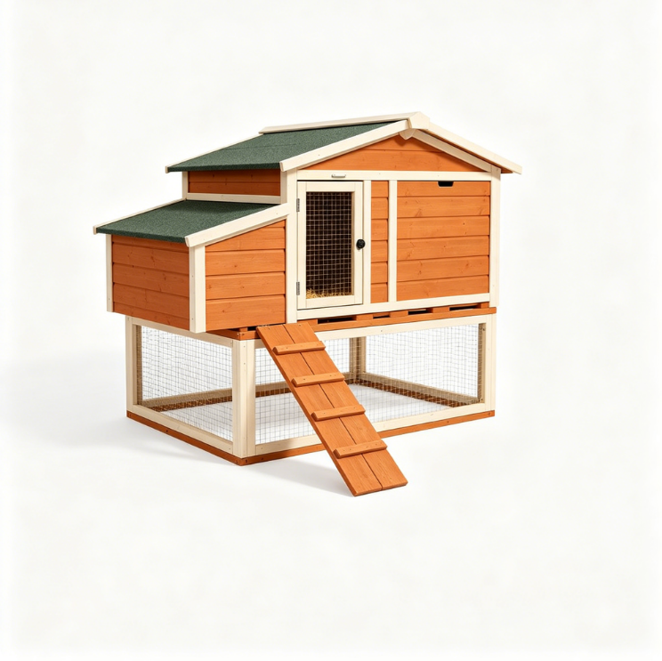 Nestlyra Small Chicken Coop Penthouse with Elevated Nesting Area